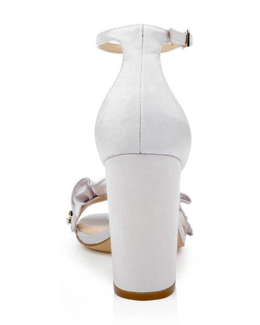 Badgley Mischka White Deva Sandal