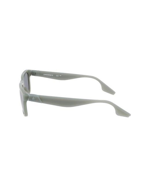 Converse Blue Restore 54Mm Rectangular Sunglasses