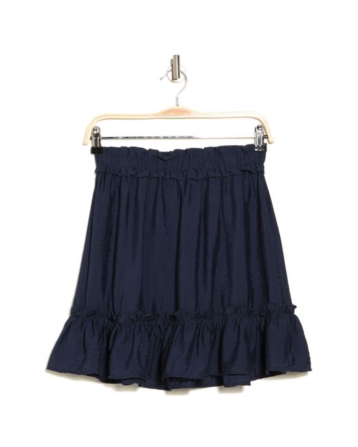 Vero Moda Blue Josie Ruffle Skirt