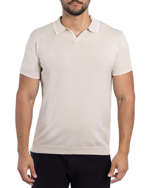 Xray Jeans White V-Neck Polo Sweater for men