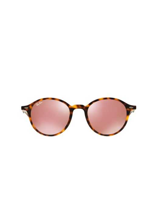 Ray Ban Phantos Tech Liteforce 50mm Round Sunglasses In Brown For Men Lyst Ray Ban Phantos Tech Liteforce 50mm Round Sunglasses In Brown For Men Lyst