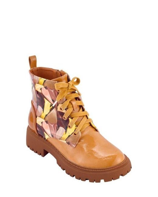 Ninety Union Brown Freeway Lug Sole Combat Boot