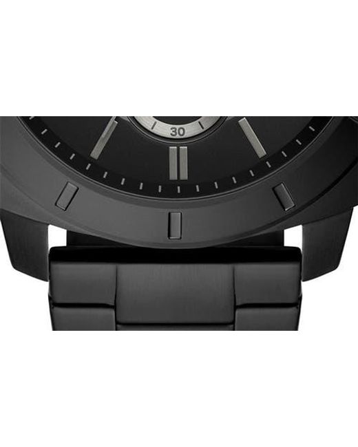Fossil Black Privateer Chronograph Bracelet Watch, 48Mm for men