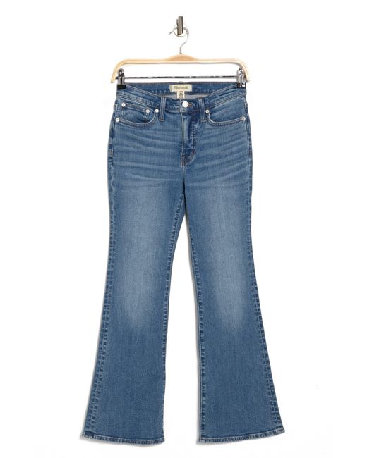 Madewell Blue High Waist Skinny Flare Jeans
