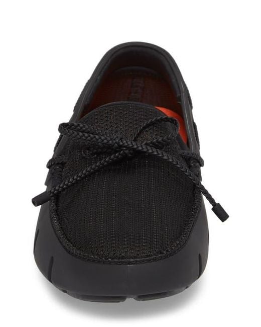 Swims Black Lace Loafer for men
