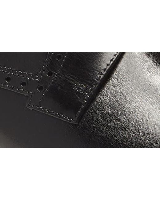 Johnston & Murphy Black Lewis Cap Toe Derby for men