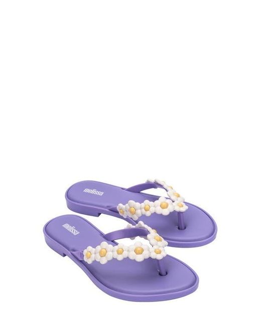 Melissa Purple Spring Flip Flop
