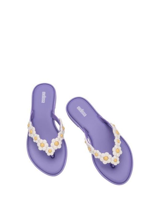 Melissa Purple Spring Flip Flop