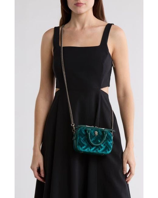 Kurt Geiger Green Kensington Extra Small Duffle Crossbody Bag