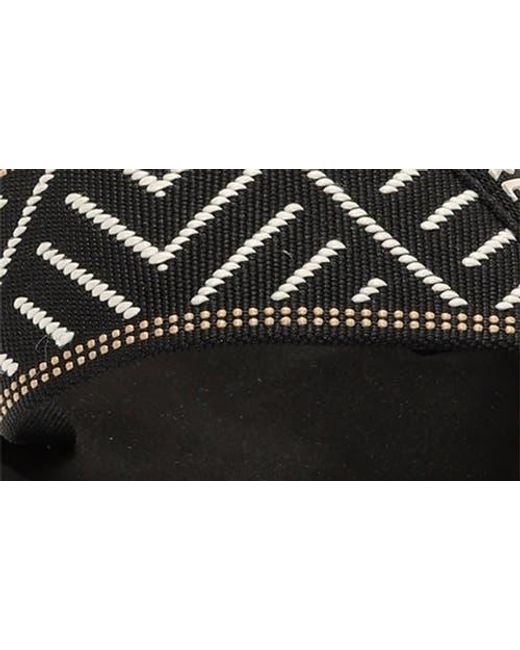 Reef Black Spring Woven Strap Flip Flop