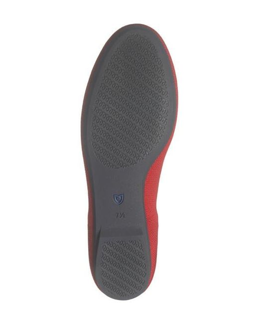Rothy's Red Lounge Knit Flat