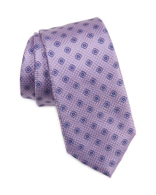 Tommy Hilfiger Purple Medallion Foulard Tie for men