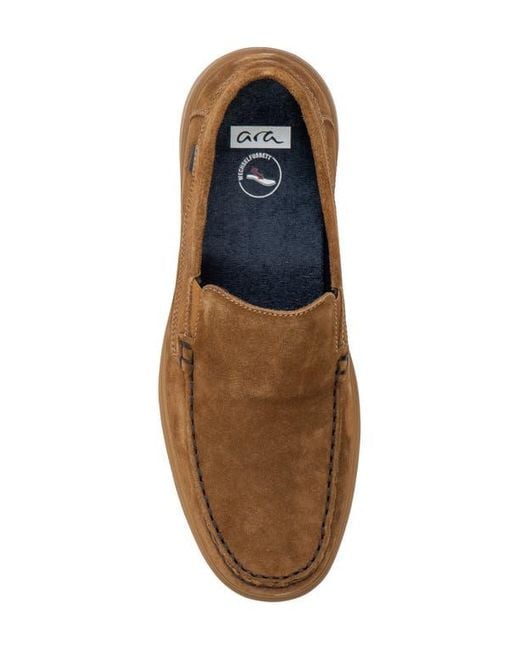 Ara Brown Lagrange Moc Toe Loafer for men