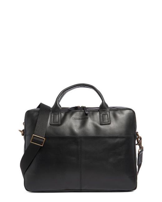 Johnston & Murphy Black Hunter Briefcase for men