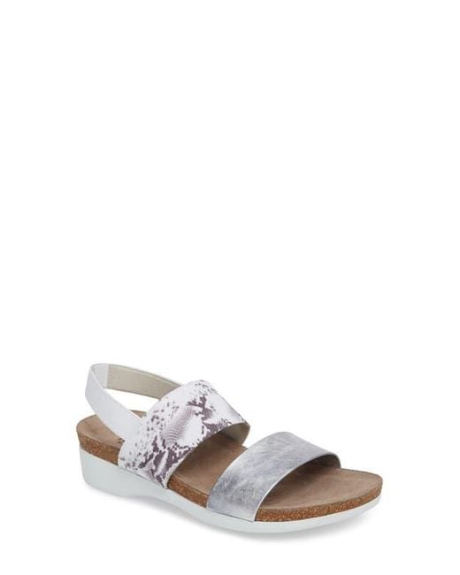 Munro White Pisces Sandal