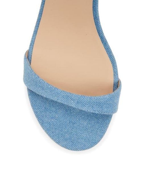 Stuart Weitzman White Nudist Wrap Sandal