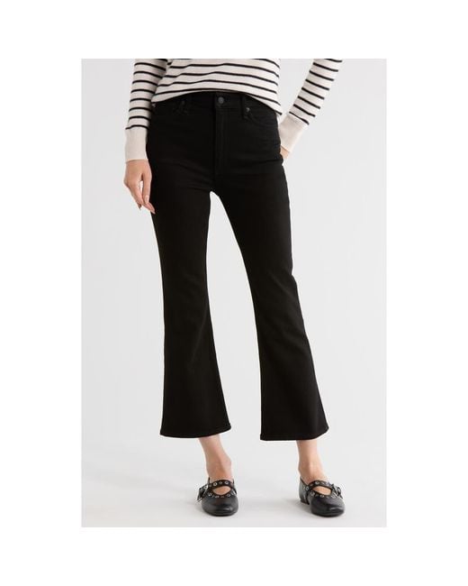 Rag & Bone Black Casey High Waist Flare Leg Jeans