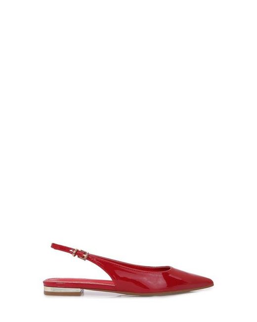 BERNESS Red Fabia Slingback Flat