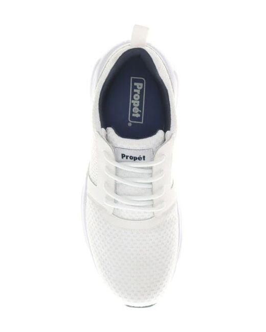 Propet White Stability X Sneaker for men