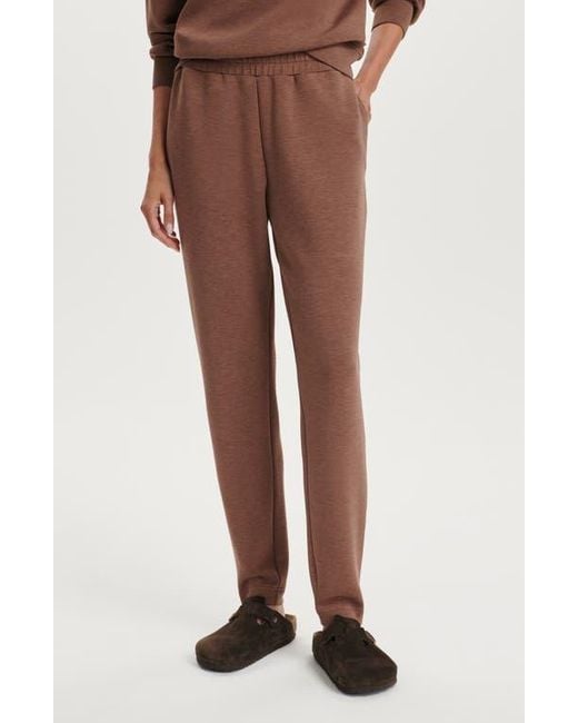 Varley Brown The Slim Zip Hem 26-Inch Pants