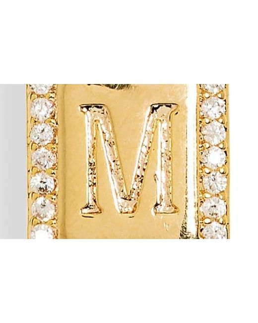 Leith Metallic Initial Pendant Necklace
