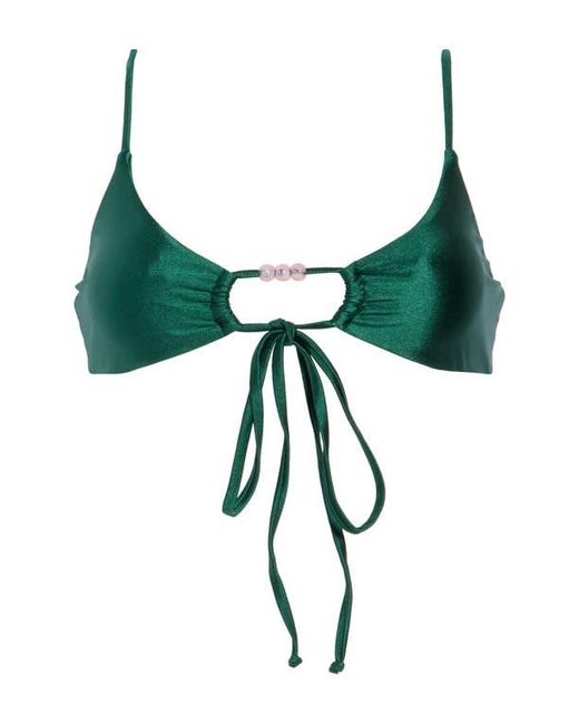 Dippin' Daisy's Green Elegance Bikini Top