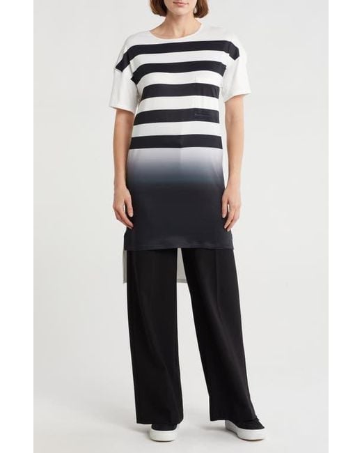 Go Couture Black High Low Tunic T-Shirt Dress