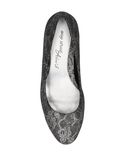 Easy Street Black Ballari Pump