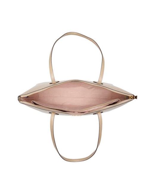 Kate Spade Natural Large Bleecker Leather Tote