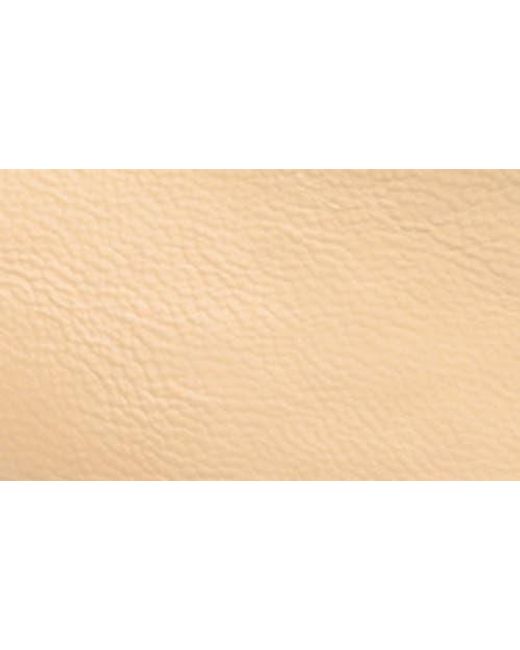 Journee Collection Natural Sheah Chain Strap Faux Fur Lined Tru Comfort Foam Mule