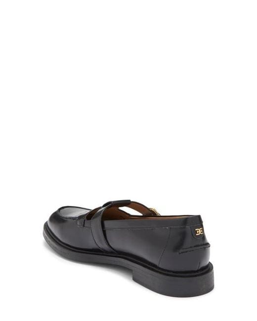 Sam Edelman Black Elaina T-Strap Flat