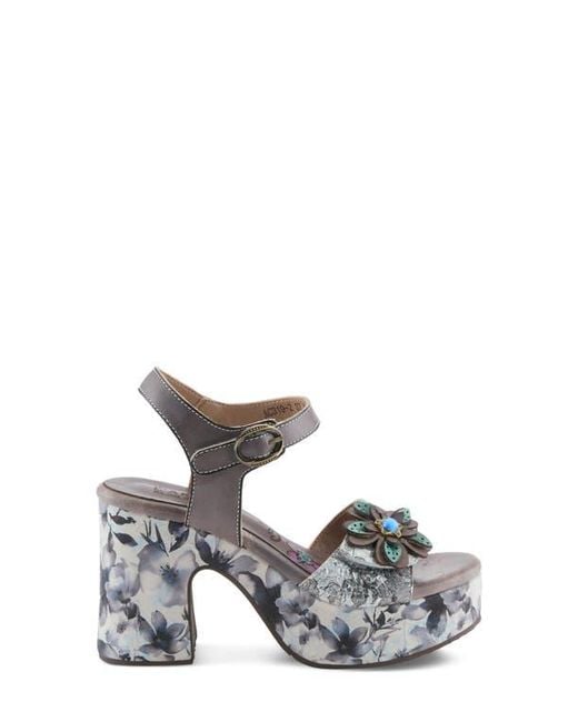 Spring Step Metallic Felis Platform Sandal