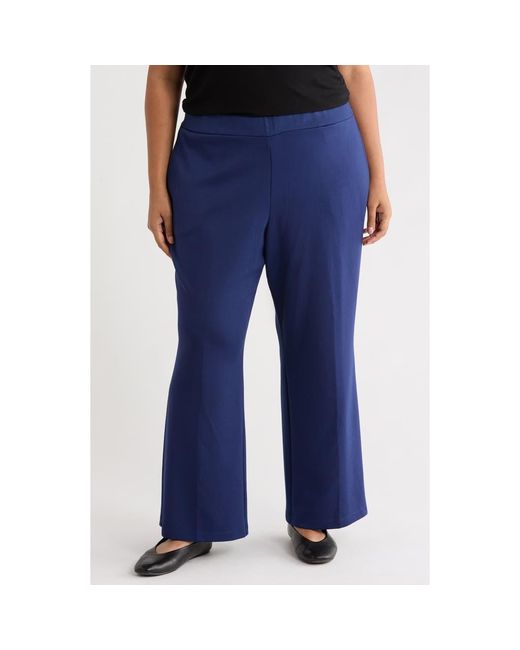 Ruby Rd Blue Scuba Knit Pants