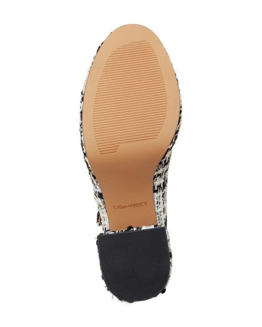 Lisa Vicky Metallic Bobble Platform Pump