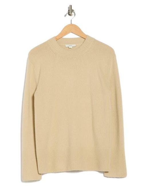 Vince Natural Crewneck Wool & Cashmere Sweater