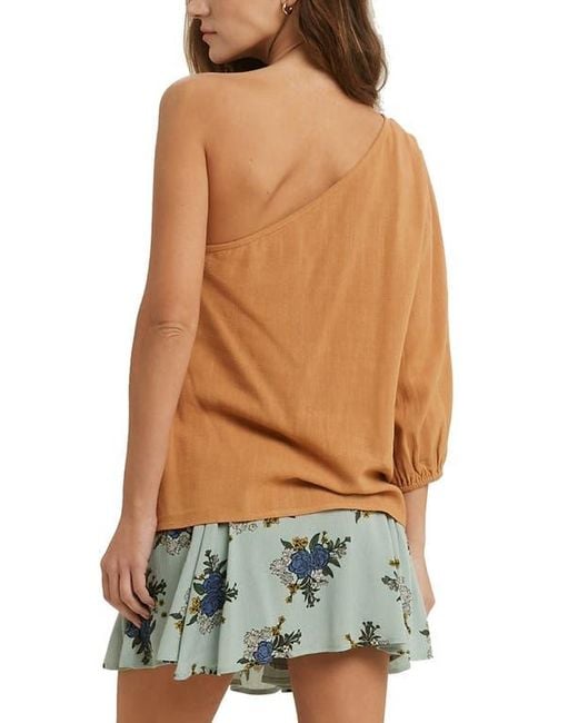 Wishlist Blue One-Shoulder Top