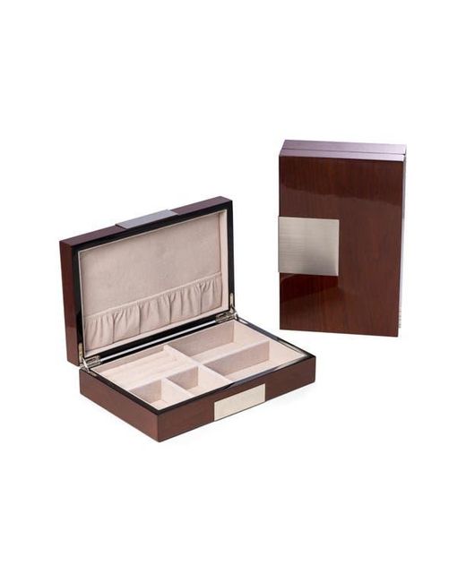 Bey-berk Brown Valet Storage Box