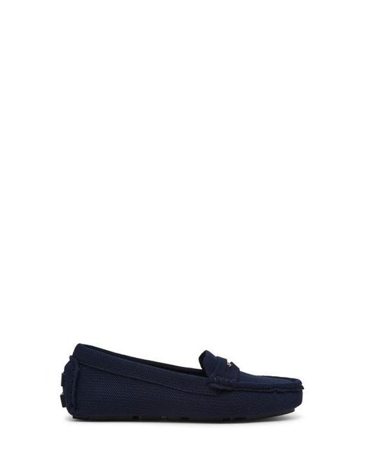 Anne Klein Blue Skylar Knit Penny Loafer