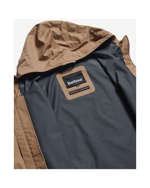 Barbour Brown Whitstone Waterproof Jacket for men