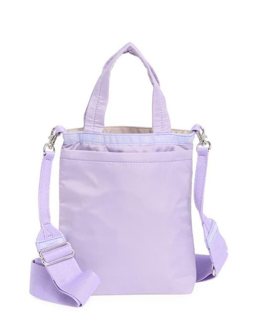 ★LeSportsac★ Lilac Shine Mini NS Tote Bag 3714C545 レスポートサック MINI N/S TOTE LILAC SHINE 3714 C545 le