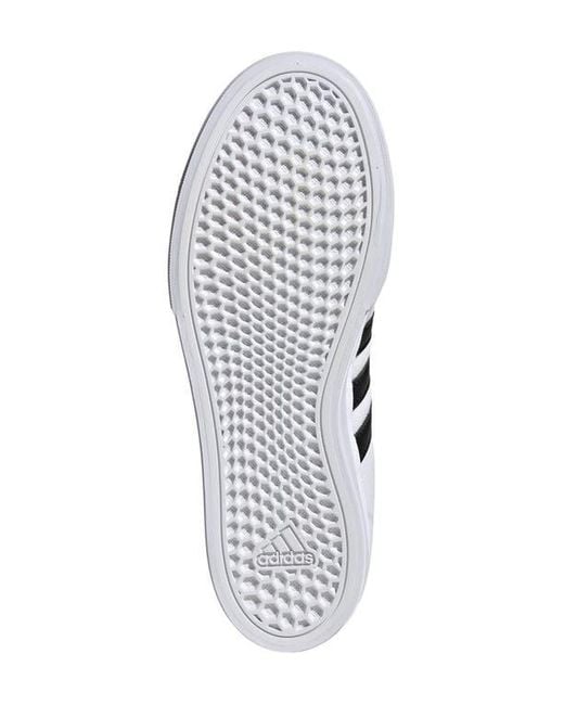 Adidas White Bravado 2.0 Platform Mid Skate Sneaker