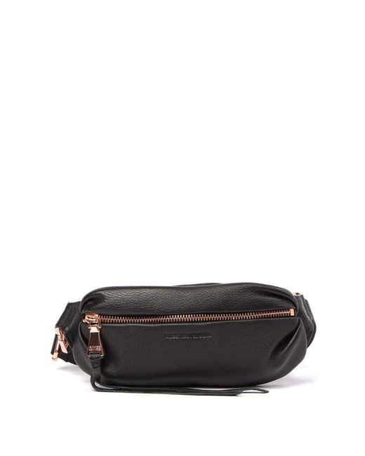 Aimee Kestenberg Black Milan Leather Belt Bag