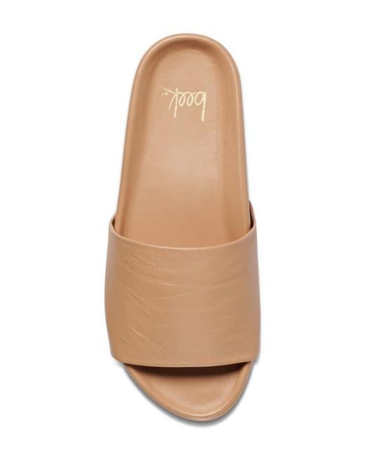 Beek Natural Albatross Platform Slide Sandal