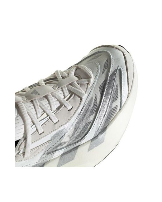 Adidas White Lightblaze Evo Solid Sneaker