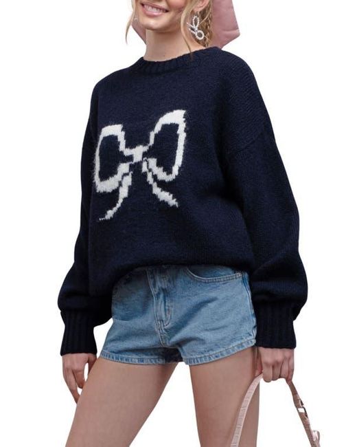 Blu Pepper Blue Bow Sweater