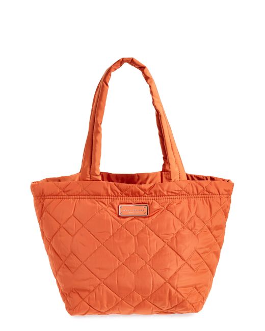 Marc Jacobs Orange Quilted Medium Tote Bag