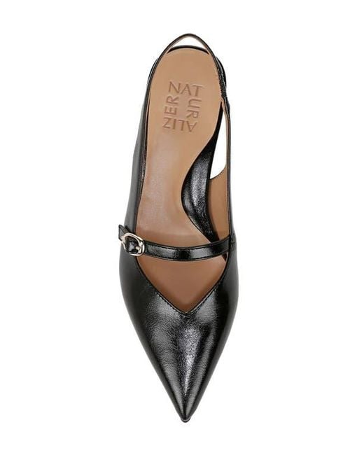 Naturalizer Black Grayson Slingback Mary Jane Flat