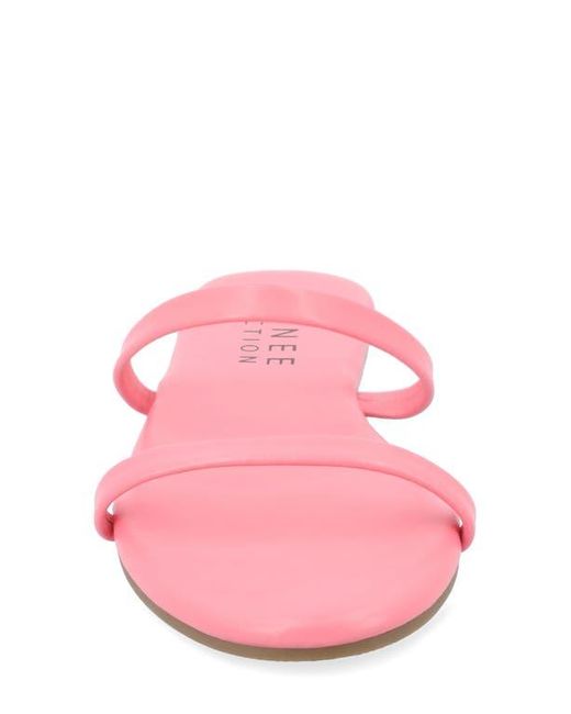 Journee Collection Pink Adyrae Tru Comfort Slide Sandal