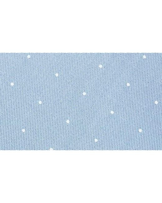 Con.struct Blue Dot Print Cotton Tie for men
