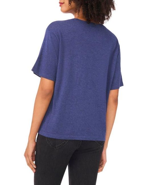 Halogen® Blue Pocket T-Shirt